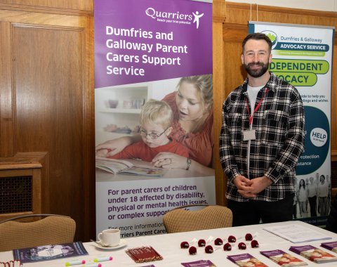 Quarries Stand at the Carers Conference