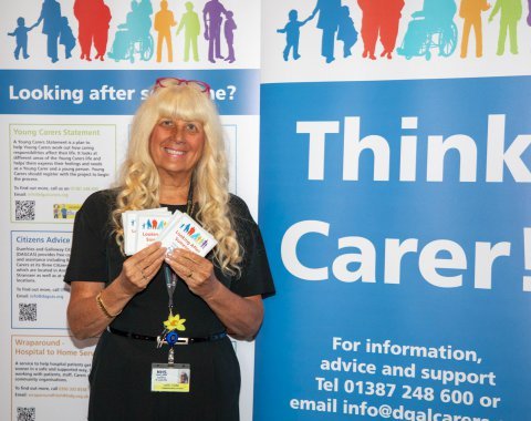 Think Carer Stand at the Unpaid Carers Conference
