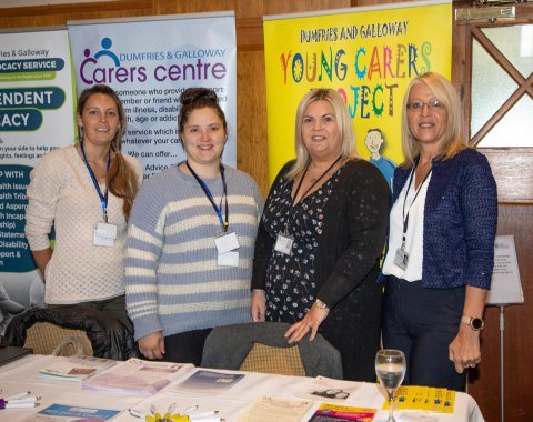 Dumfries Carers Centre Stand at the Unpaid Carers Conference 2023