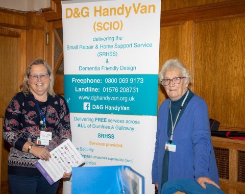 D&G Handy Van Stand at the Unpaid Carers Conference 2023